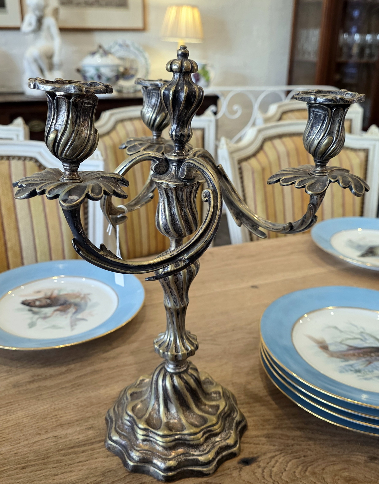 A fine pair of French Louis XV Candlesticks